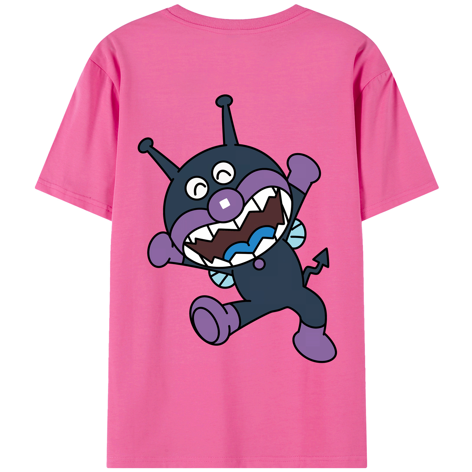 （画像用） アンパンマン Anpanman レディース半袖Tシャツ(バックプリント)